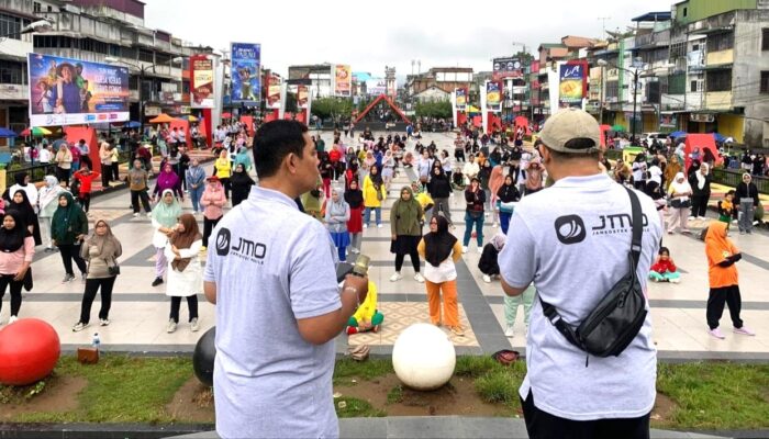 Warga Antusias Hadiri Sosialisasi BPJS Ketenagakerjaan Di CFD Padangsidimpuan