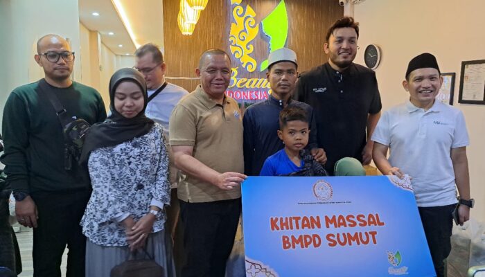 Beautify Indonesia-BMPB Sumut Khitan 85 Anak-anak Yatim