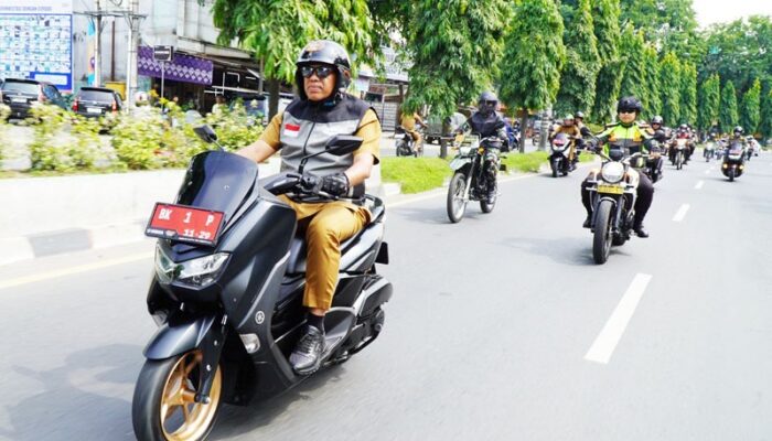 Pj Bupati Langkat Pimpin Patroli Pastikan Pilkada Aman, Tertib Dan Damai