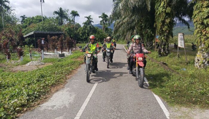 Polres Agara Gelar Patroli Gabungan Menuju Pilkada Damai