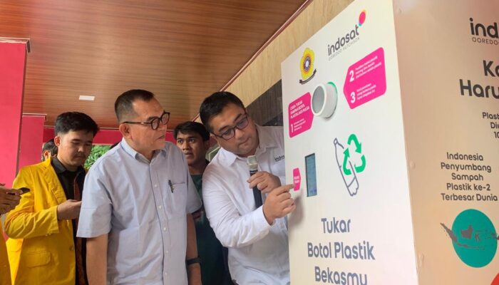Indosat Luncurkan Program CSR “Sampah Jadi Pulsa” Di Universitas Sriwijaya Palembang