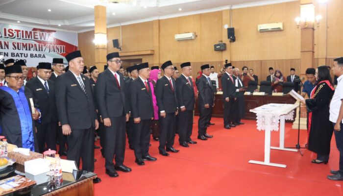 40 Anggota DPRD Batubara 2024 – 2029 Dilantik, 10 Kursi PDIP, 6 Gerindra, PAN 4