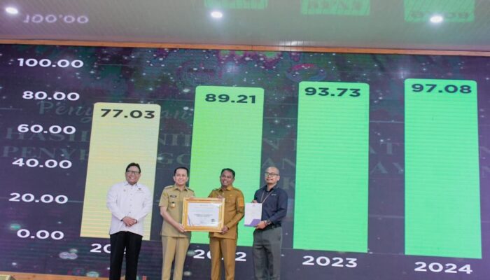 Pemkab Sergai Terbaik Se-Sumut P4 Dari Ombudsman RI