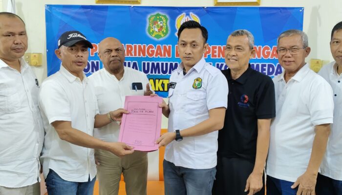 Aswindy Resmi Daftar Calon Ketua KONI Medan