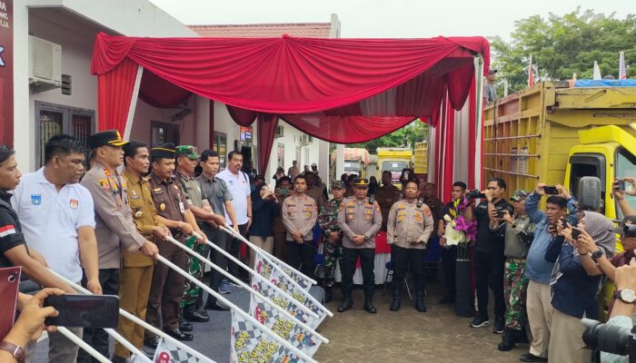 Pj Wali Kota Langsa Lepas Distribusi Logistik Pilkada