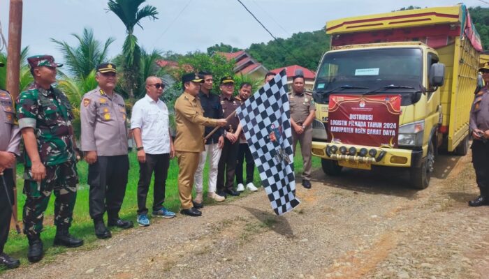 KIP Abdya Distribusi Logistik Pilkada