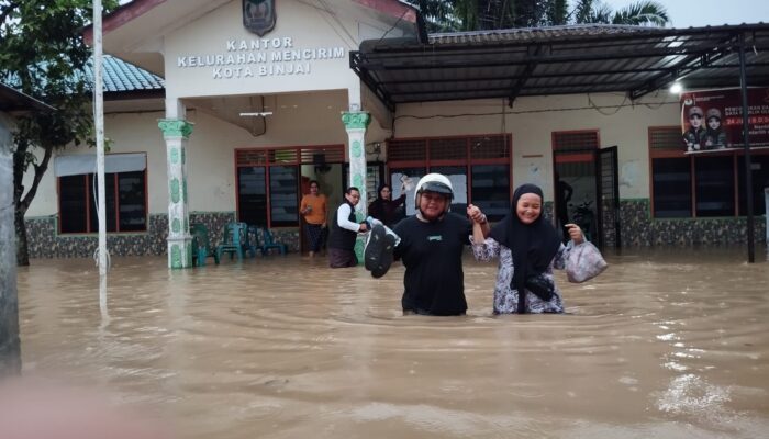 Binjai Dilanda Banjir, Jam Putungsura Pilkada Mundur