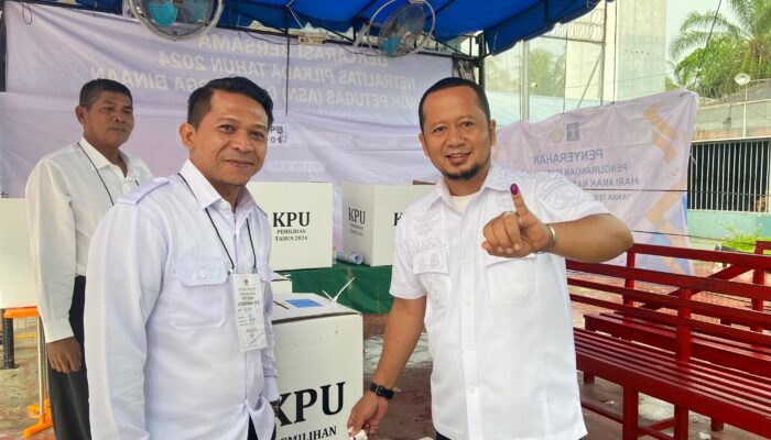 WBP Dan Pegawai Lapas Labuhanruku Antusias Memilih