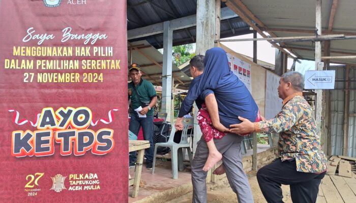 Di Aceh Timur, Antusias Pemilih Ke TPS Tinggi