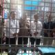 KAPOLRES Padang Lawas, AKBP Diari Astetika, SIK bersama Ketua KPU Palas, Indra Alamsyah tinjau pelaksanaan pencoblosan di TPS khusus di Rutan Sibuhuan, Rabu (27/11). Waspada/Idaham Butar Butar