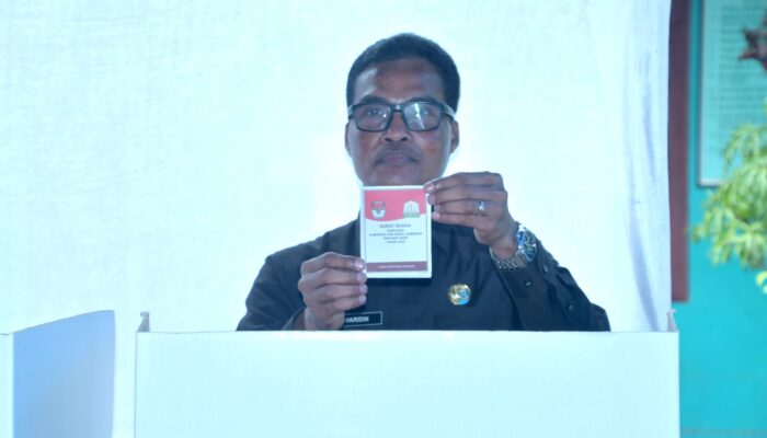 Pj Wali Kota Langsa Coblos, Di TPS 04 Gp. Jawa