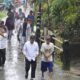 Prof. Ridha Dharmajaya Temui Korban Banjir di Medan Maimun