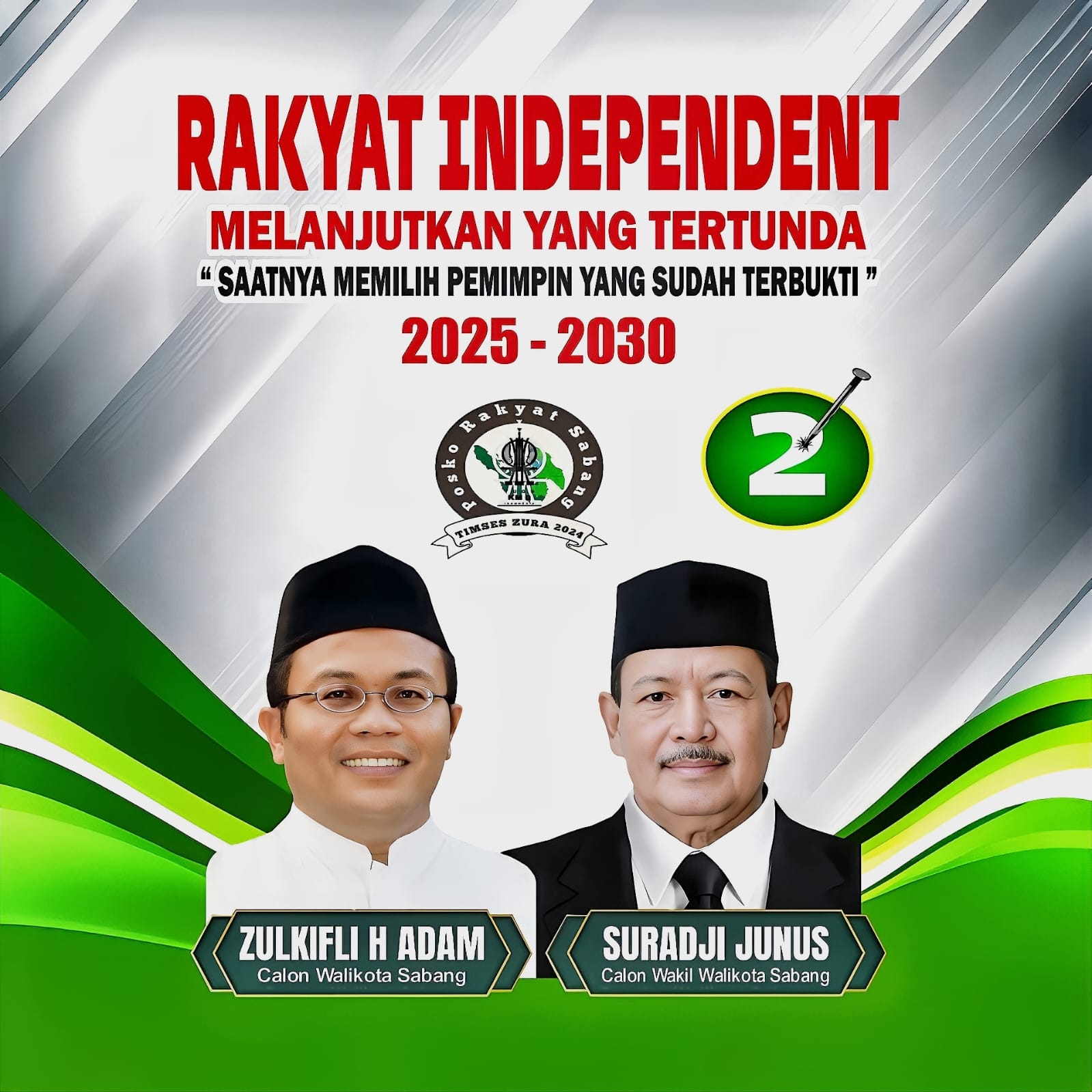 Pasangan Zulkifli Dan Suraji Unggul Di Sabang