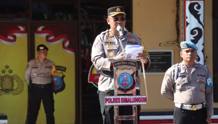 Kapolres Simalungun Ajak Masyarakat Jaga Kedamaian Pasca Pencoblosan