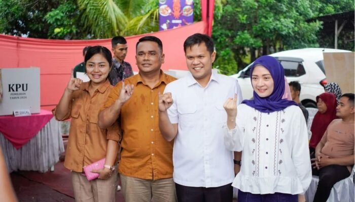 Pasangan Dambaan Dan Boby-Surya Unggul di TPS Wabup Sergai