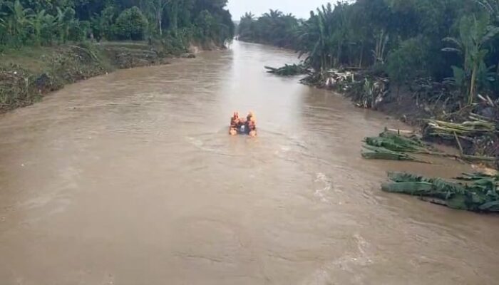 Tim Gabungan Terus Upaya Pencarian Pemuda Hanyut Di Sungai Belumai