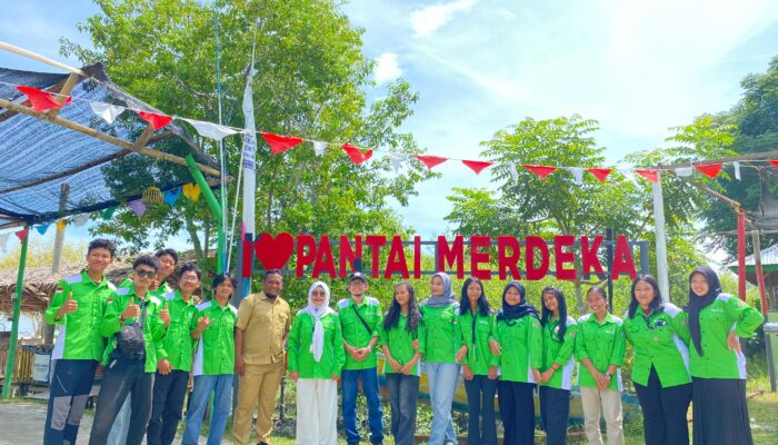 Mahasiswa/i KKNT USU Lakukan Upaya Wujudkan Lingkungan Berkelanjutan Di Desa Bagan Kuala