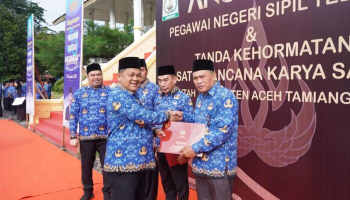 HUT Ke-53 Korpri, ASN Aceh Tamiang Peroleh Penghargaan