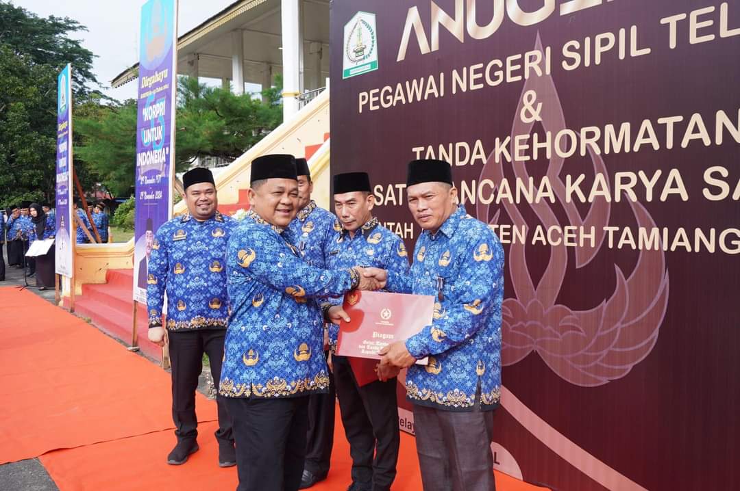 HUT Ke-53 Korpri, ASN Aceh Tamiang Peroleh Penghargaan