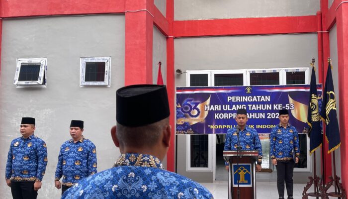 Kalapas Lubukpakam Sampaikan 7 Pesan Dukung Pemerintah Di HUT Ke-53 Korpri