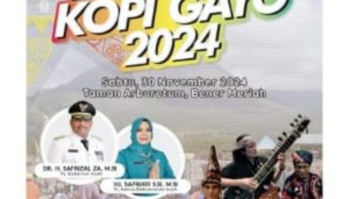 Besok, Pj Gubernur Buka Desember Kopi Gayo 2024 Di Taman Arboretum Bener Meriah