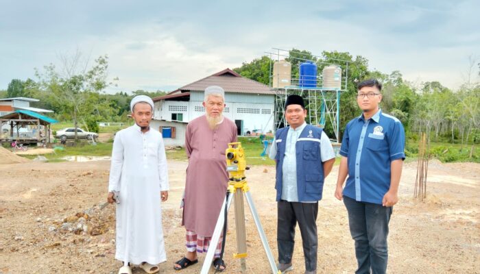 Pengabdian Masyarakat, FAI UMSU Ukur Arah Kiblat Di Pattani Thailand
