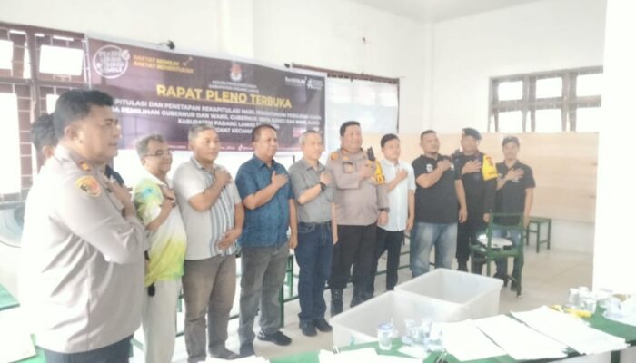 Di Palas, Rekapitalisasi Perhitungan Suara Di 15 Kecamatan Selesai