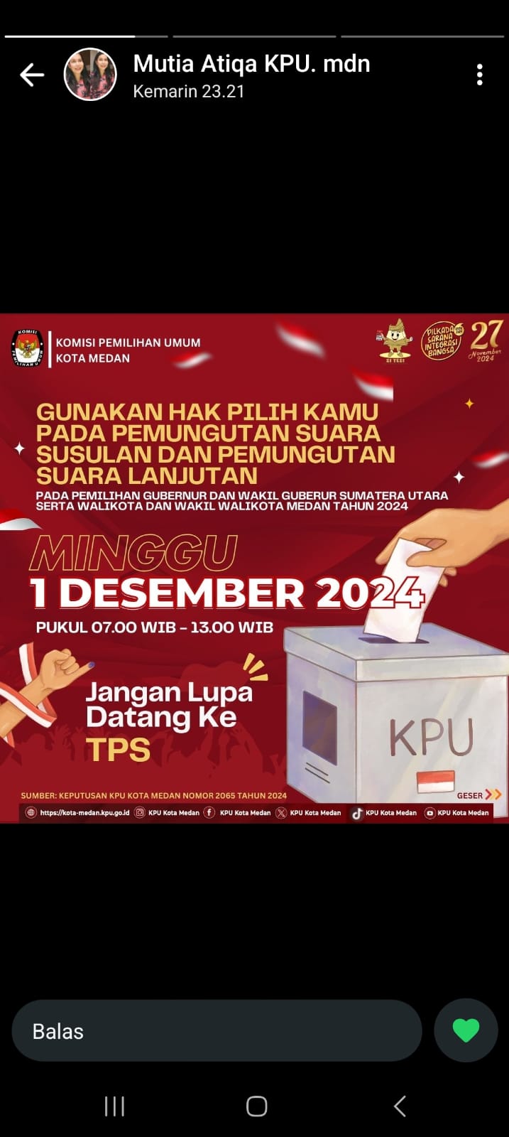 Besok, 108 TPS Akan Pencoblosan Suara Susulan dan Lanjutan