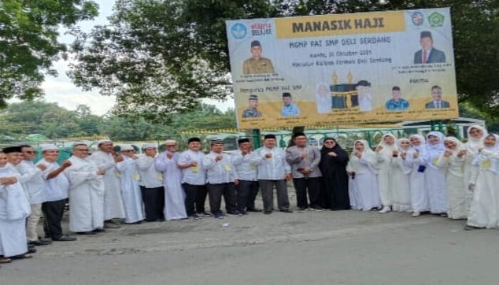 MGMP PAI SMP Deliserdang Gelar Manasik Haji Akbar 2024