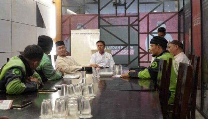 Sejumlah Abang Ojol Datangi Markas BERANI : Siap Dukung Prof Ridha