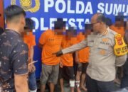 Polrestabes Medan Ciduk Sembilan Dalang Curanmor, Tiga Ditembak