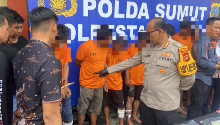 Polrestabes Medan Ciduk Sembilan Dalang Curanmor, Tiga Ditembak