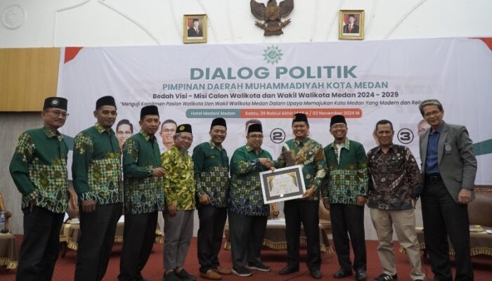 Dialog Politik Bersama PD Muhammadiyah Medan, Prof Ridha Paparkan 4 Fokus Yang Menjadi Visi Dan Misinya