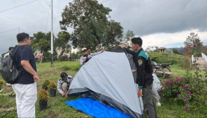 Tim Pengabdian F-P USU Kembangkan Layanan Wisata Camping Ground Di Taman Seribu Bunga Kabupaten Karo