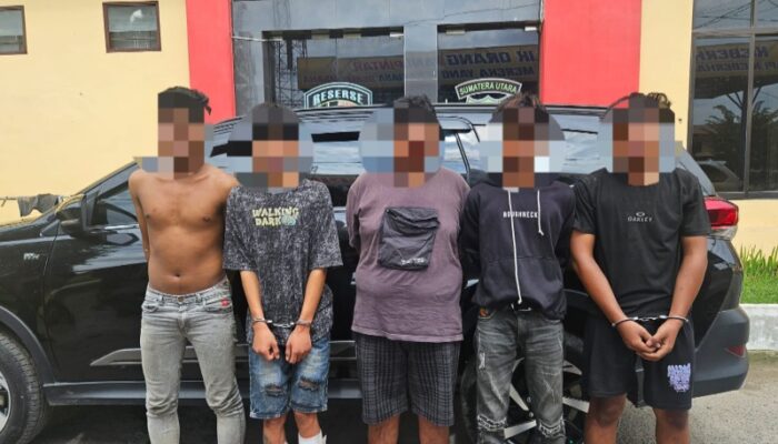 5 Begal Di Jalan Arteri Sultan Serdang Ditangkap, 1 Ditembak