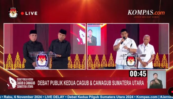 Isu “Blok Medan” Warnai Debat Kedua Pilgub Sumut 2024
