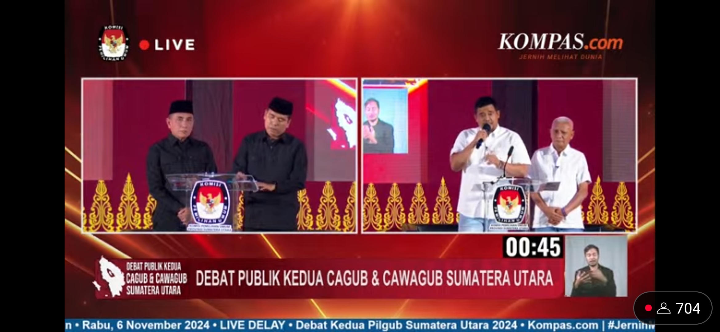 Isu "Blok Medan" Warnai Debat Kedua Pilgub Sumut 2024