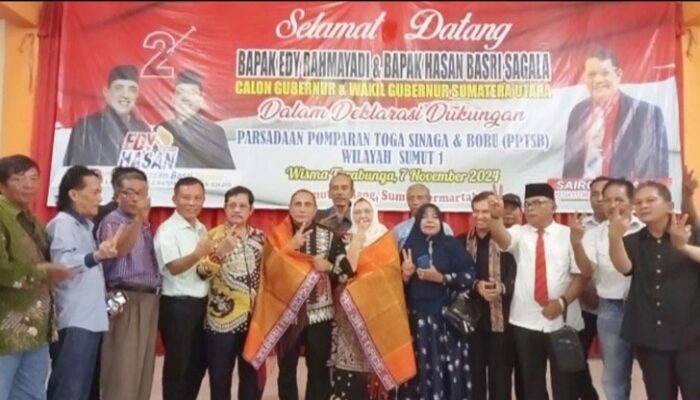 Toga Sinaga Sedunia Dukung Edy Rahmayadi