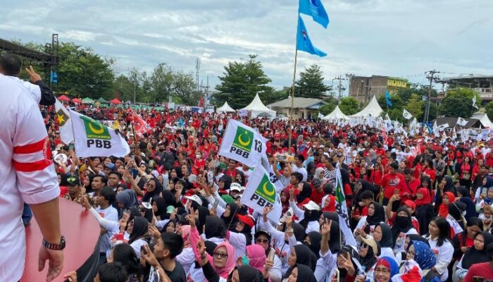 Saat Kampanye Akbar, Prof Ridha Singgung Perusakan Alat Peraga Kampanye BERANI