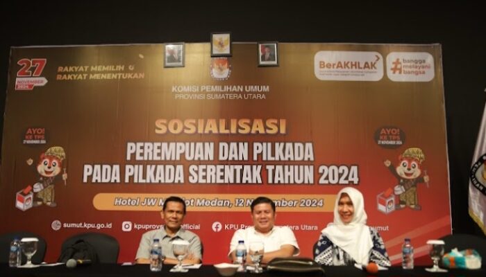 KPU Sumut Gelar Sosialisasi Perempuan Dan Pilkada Pada Pilkada Serentak Tahun 2024