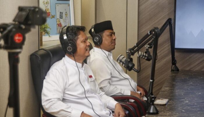 Hadiri Podcast, Prof Ridha Dan Abdul Rani Analisis Revitalisasi Pusat Pasar Medan