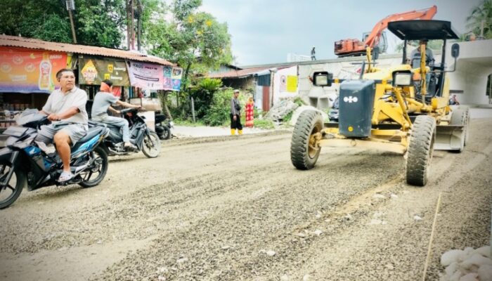Jalan Danau Marsabut Mulai Diperbaiki, Warga Sambut Gembira: Terima Kasih Pemko Medan
