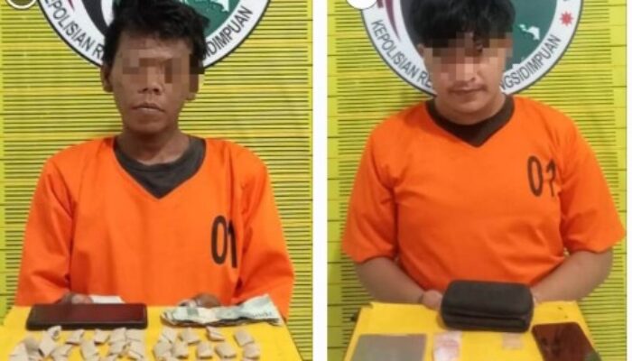 Polres Sidimpuan Ciduk 2 Pengedar Sabu Dan Ganja