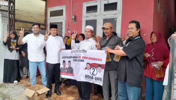 HMTI Medan Bersama Prof Ridha Jumat Berkah Di 4 Kecamatan