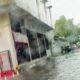 Hujan Sebentar Jalanan Di Medan Banjir