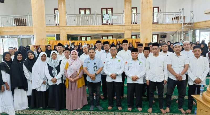 170 Guru Magrib Mengaji Terima Pembinaan Kepala KUA Medan Denai
