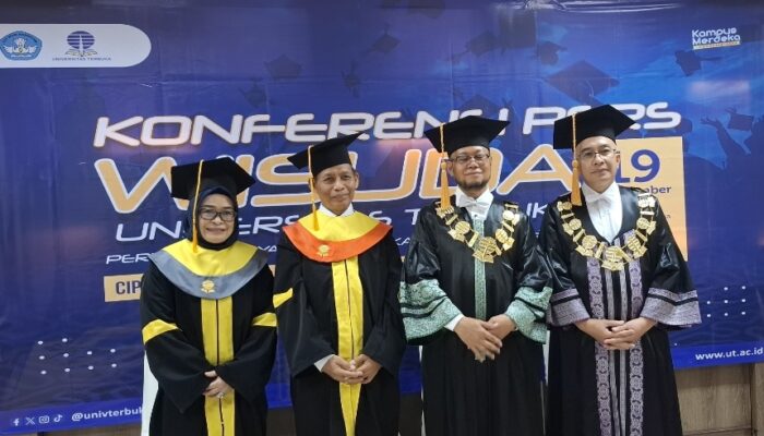 Guru Besar IPB dan Anggota DPRD Gorontalo Jadi Wisudawan Inspiratif, Rektor UT: Siapapun Bisa Kuliah di UT