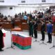 KETUA Pengadilan Tinggi (PT) Medan Panusunan Harahap, melantik dan mengambil sumpah 4 Wakil Ketua Dewan periode 2024 - 2029 pada sidang paripurna DPRD Sumut, Rabu (20/11). Waspada/ist
