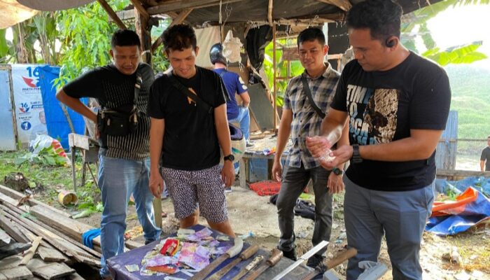 Tim Gabungan Gerebek Sarang Narkoba Medan Sunggal Dan Medan Helvetia