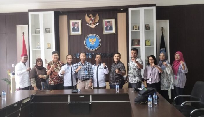 LAN Medan Audiensi Ke Badan Narkotika Nasional